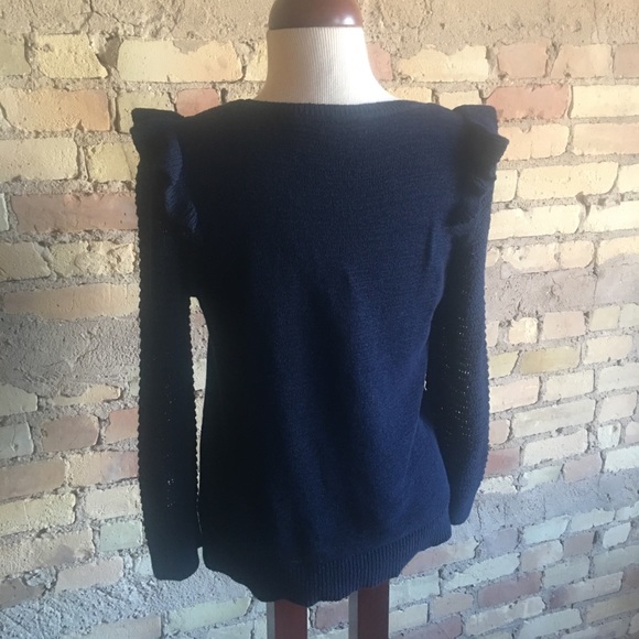 Loft sweater with ruffle detail - Picture 3 of 5